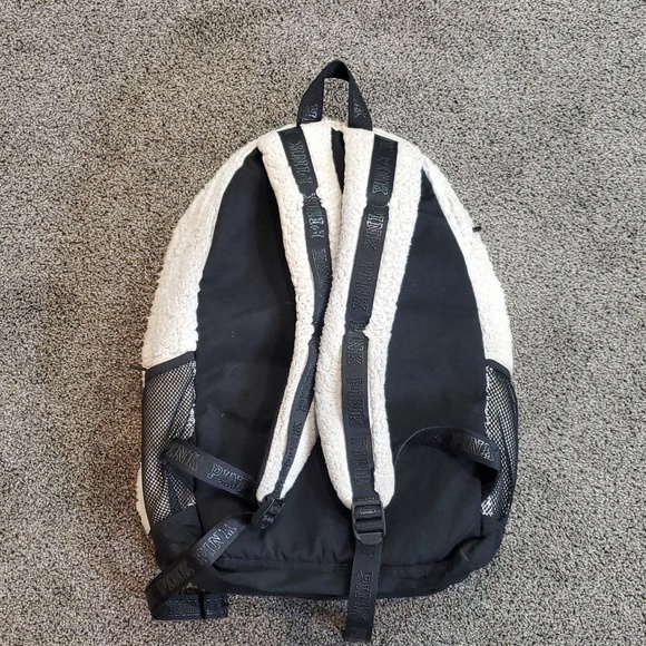 Pink VS Rare Sherpa Large Campus Backpack main image 7